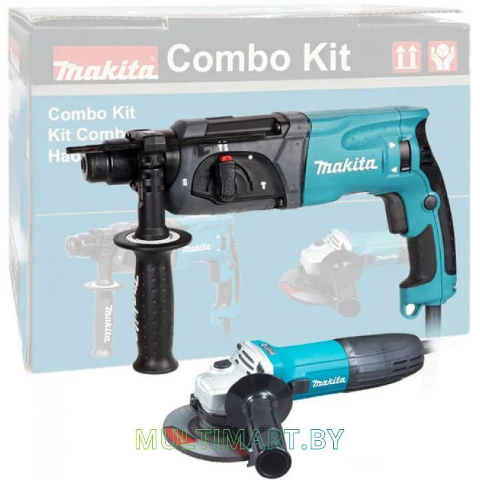 Набор Makita DK0120 (перфоратор, угловая шлифмашина)
